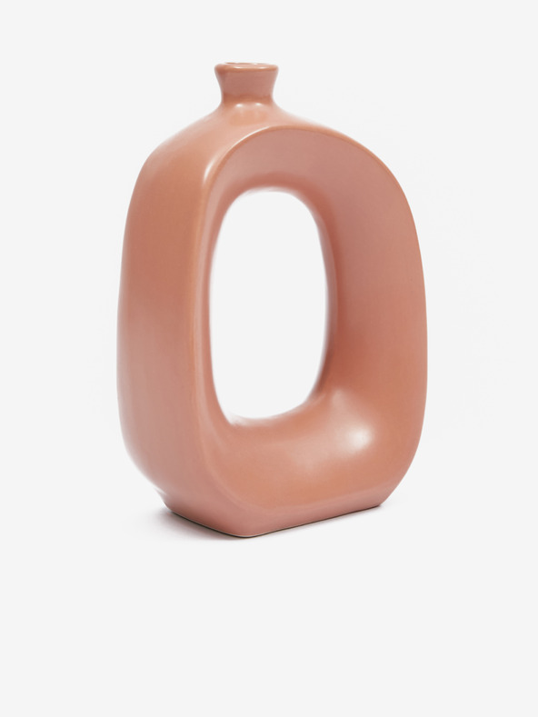 Kaemingk Hnedá keramická váza Kaemingk