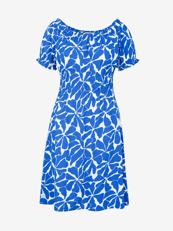 Orsay Modré dámske šaty ku kolenám ORSAY