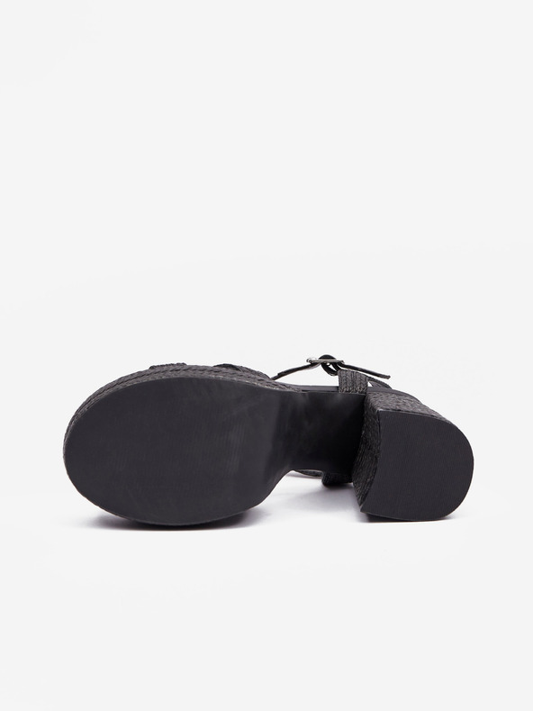 Orsay Čierne dámske sandále na podpätku ORSAY