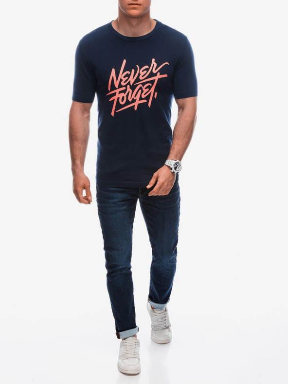 Edoti Tmavomodré pánske tričko Edoti