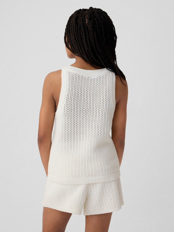 GAP Detský háčkovaný top GAP