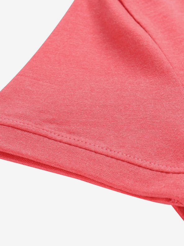 ALPINE PRO Červené dámske športové tričko s potlačou ALPINE PRO Nega