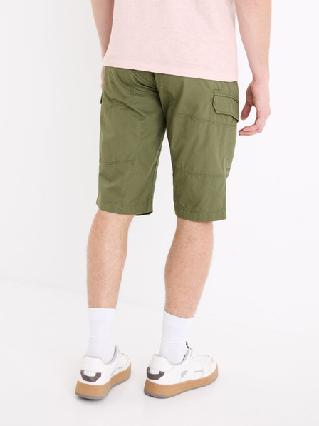 Celio Khaki pánske šortky Celio Bocourtbm1
