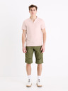 Celio Khaki pánske šortky Celio Bocourtbm1
