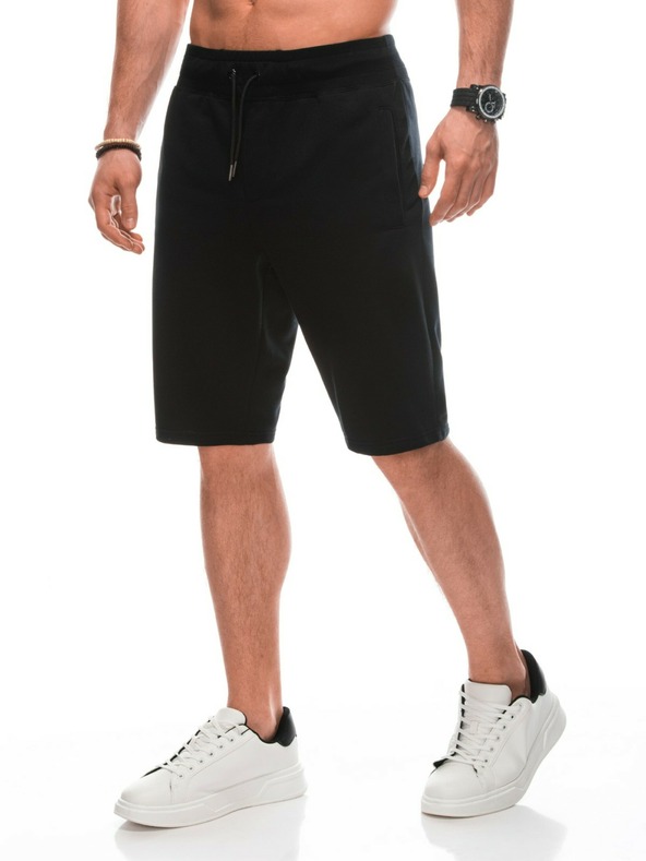 Edoti Čierne pánske tepláky Edoti