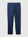 GAP Tmavomodré pánske plátenné nohavice slim fit GAP