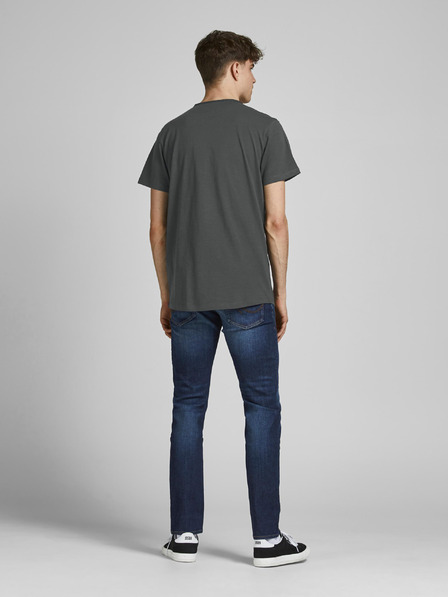 Jack & Jones Tmavosivá základná košeľa Jack & Jones Basher