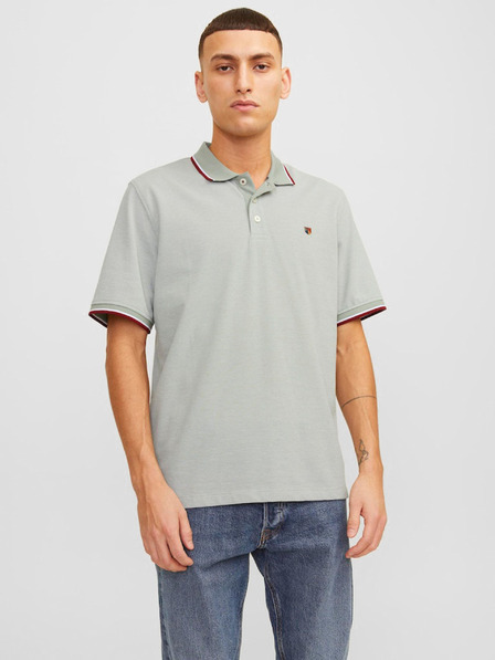 Jack & Jones Svetlozelená pánska polokošeľa Jack & Jones Bluwin