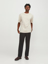 Jack & Jones Jack & Jones Bradley pánske béžové tričko
