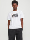 Jack & Jones Biele pánske tričko Jack & Jones Map