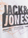Jack & Jones Biele pánske tričko Jack & Jones Map