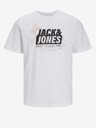 Jack & Jones Biele pánske tričko Jack & Jones Map