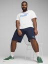 Puma Biele pánske tričko s logom Puma ESS