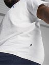 Puma Biele pánske tričko s logom Puma ESS
