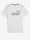 Puma Biele pánske tričko s logom Puma ESS