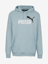 Puma Svetlomodrá pánska mikina Puma ESS+ 2 Col Big Logo Hoodie TR