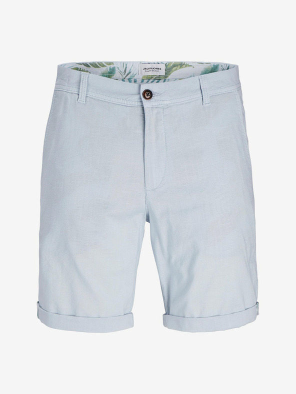 Jack & Jones Svetlomodré pánske chino šortky Jack & Jones Marco