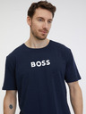 BOSS Tmavomodré pánske tričko BOSS