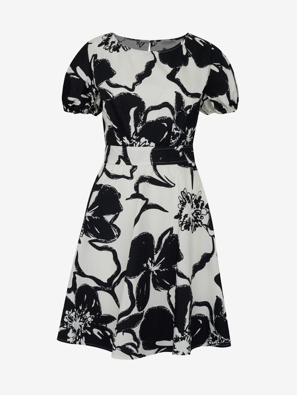 Orsay Čierne dámske vzorované šaty ORSAY