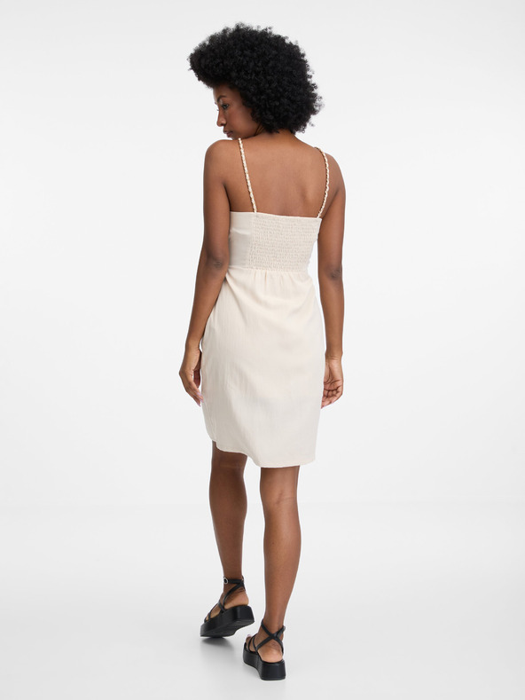 Orsay Béžové dámske krátke šaty ORSAY