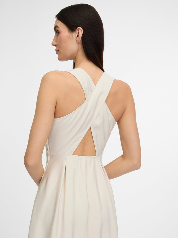 Orsay Krémové dámske šaty ORSAY
