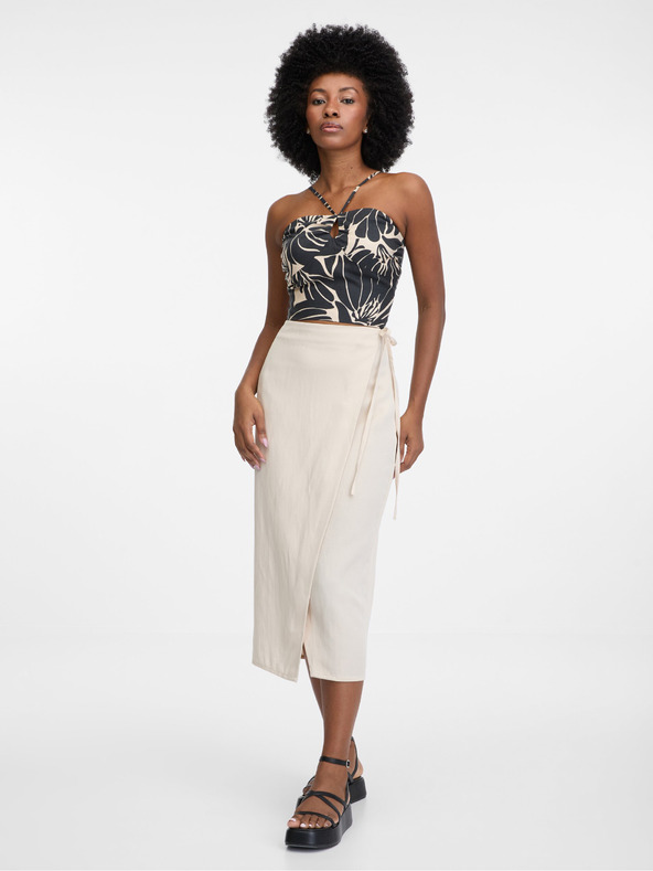 Orsay Béžová dámska sukňa ORSAY