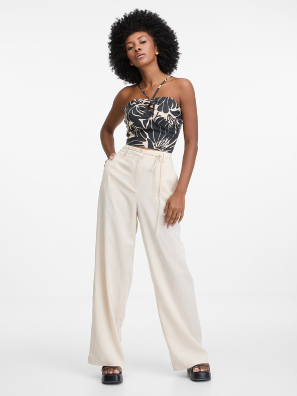 Orsay Béžové dámske nohavice ORSAY