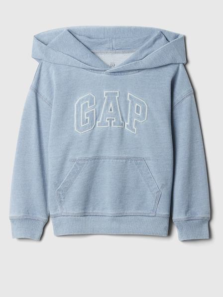 GAP Baby mikina s logom a kapucňou GAP