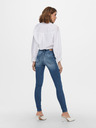 ONLY Modré dámske skinny fit džínsy ONLY Forever