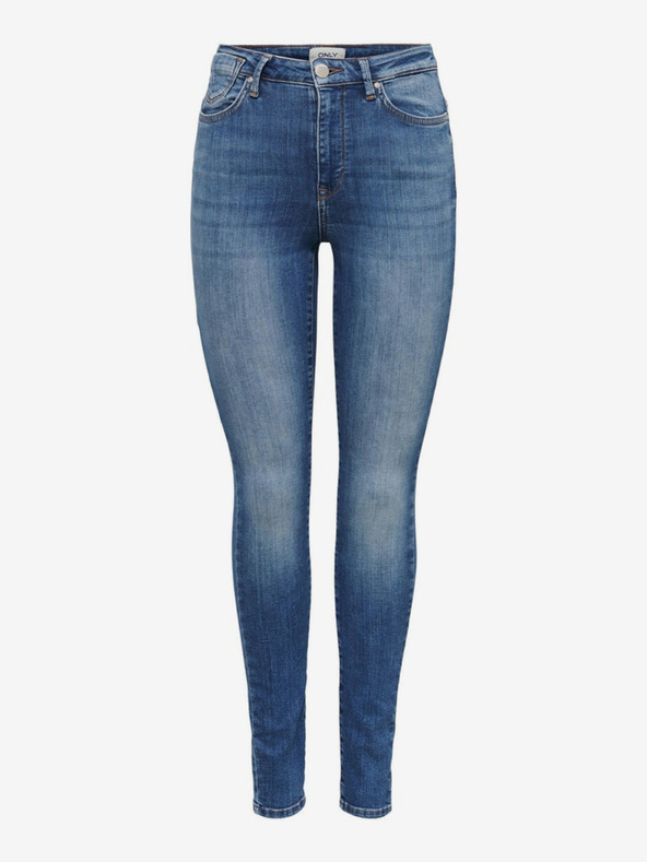 ONLY Modré dámske skinny fit džínsy ONLY Forever