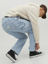 Jack & Jones Svetlomodré pánske džínsy rovného strihu Jack & Jones Eddie