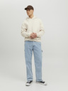 Jack & Jones Svetlomodré pánske džínsy rovného strihu Jack & Jones Eddie