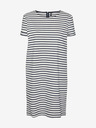 Vero Moda Modro-biele dámske pruhované šaty Vero Moda Abby