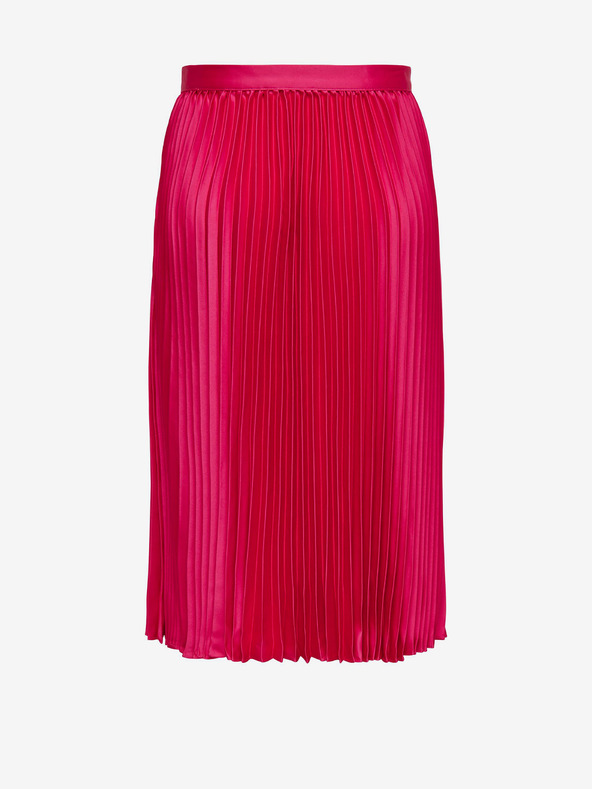 Jacqueline de Yong JDY Sarah Tmavoružová dámska saténová plisovaná midi sukňa