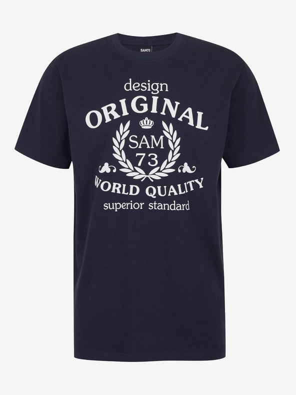 Sam 73 Tmavomodré pánske tričko SAM 73 Maverick