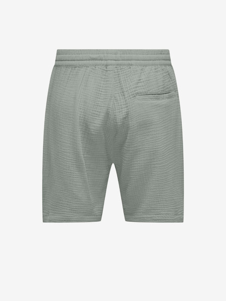 ONLY & SONS Sivé pánske krátke nohavice ONLY & SONS Tel