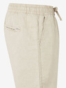 Pepe Jeans Béžové pánske plátenné šortky Pepe Jeans