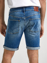 Pepe Jeans Modré pánske džínsové šortky Pepe Jeans