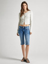 Pepe Jeans Modré dámske šortky Pepe Jeans