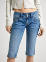 Pepe Jeans Modré dámske šortky Pepe Jeans