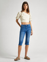 Pepe Jeans Modré dámske šortky Pepe Jeans