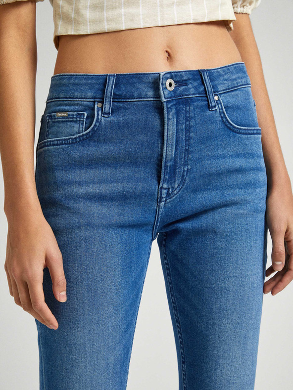 Pepe Jeans Modré dámske šortky Pepe Jeans