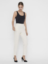 Vero Moda Krémové dámske nohavice Vero Moda Maya