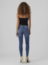 Vero Moda Modré dámske džínsy skinny fit Vero Moda Alia
