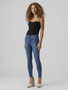 Vero Moda Modré dámske džínsy skinny fit Vero Moda Alia