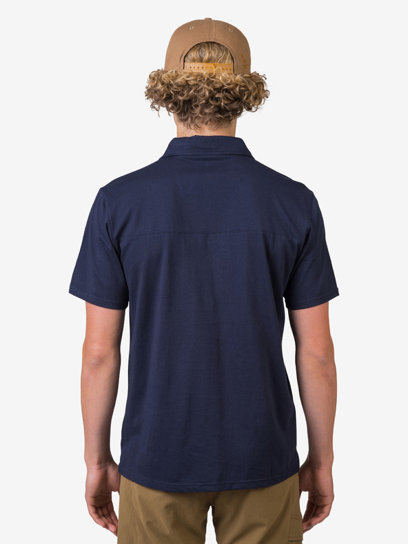 Hannah Tmavomodrá pánska polokošeľa Hannah Kajan