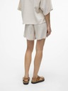 Vero Moda Béžové dámske plátenné šortky Vero Moda Linn