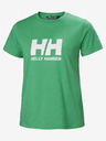 Helly Hansen Zelená dámske tričko HELLY HANSEN HH Logo T-Shirt 2.0