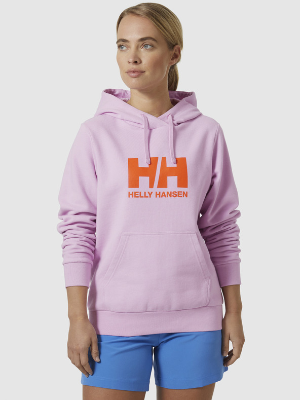 Helly Hansen Ružová Dámska mikina s kapucňou HELLY HANSEN HH Logo 2.0