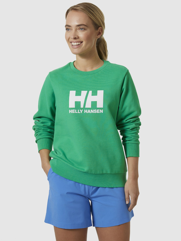 Helly Hansen Zelená Dámska mikina HELLY HANSEN HH Logo Crew Sweat 2.0